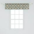 thumbnail image 2 of Ambesonne Brown and Blue Window Valance, Eastern Star, 54" X 12", Taupe Pale Blue Brown, 2 of 3