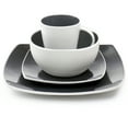 thumbnail image 2 of Gibson Elite Soho Lounge 16 Piece Stoneware Dinnerware Set in Grey, 2 of 3