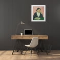 thumbnail image 3 of van Gogh, Vincent 12x14 White Modern Wood Framed Museum Art Print Titled - The Woman from Arles, 3 of 4