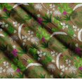 thumbnail image 3 of Soimoi Cotton Voile Fabric Orchid,Palm & Monstera Tropical Fabric Prints by Yard 42 Inch Wide, 3 of 7