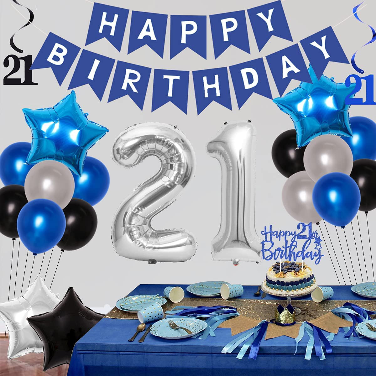 Buy 21St Birthday Decorations Kit|Party Supplies |theme my party – Theme My  Party