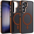 thumbnail image 1 of Funda magnética MALEWOLF para Samsung Galaxy S25 Plus negro/naranja, 1 of 7