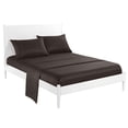 thumbnail image 4 of Home Savings Items!Kyusrd Four Piece Fitted Sheet Set Bed Sheet Home Textile Solid Color Imitation Satin, 4 of 6