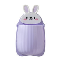 OKKVV Punch-Free Bathroom Wall Rack, Toothbrush and Accessories Storage Organizer, Bedside and Household Wall-Mounted Box, Space-Saving Bathroom Storage(Purple)