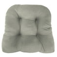 thumbnail image 2 of Jordan Manufacturing 3-Piece McHusk Stone Grey Solid Tufted Outdoor Cushion with 1 Wicker Bench Cushion and 2 Wicker Seat Cushions, 2 of 12
