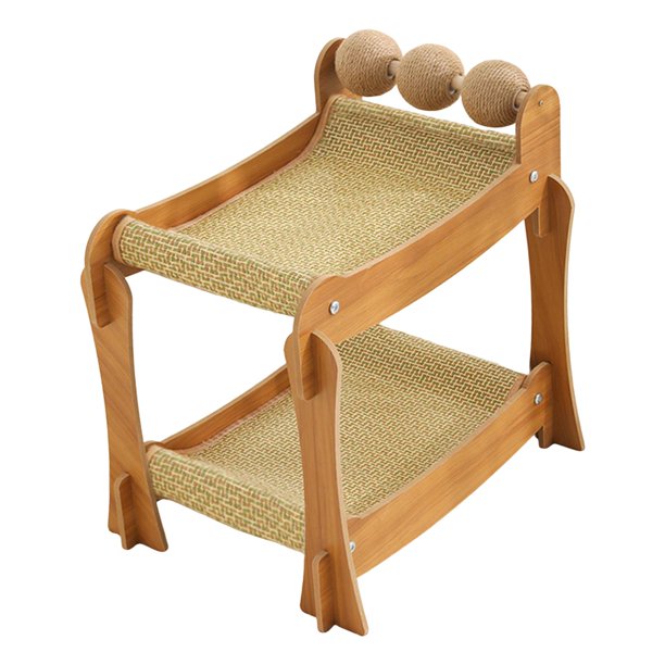 Rascador para gatos, cama rascadora de doble nivel, resistente al desgaste, evita que los muebles se dañen. Estilo B