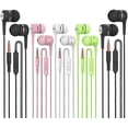 thumbnail image 1 of 5 Pack Heavy Bass Earphone with Microphone, 1 of 4