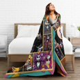 thumbnail image 4 of Manta de microfibra ultra suave de Pesadilla antes de Navidad con estampado de moda en 3D para todas las estaciones, para sofá, cama, manta cálida, perfecta para niños, adultos, regalo de cumpleaños, 4 of 5