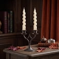 thumbnail image 6 of Twfbrm Halloween Spiral Taper Candles, 2 Packs 7 Inch Tall Candlesticks with Twisted Fat Design, Halloween Decoration Soy Wax Candle for Home, Dinner, Wedding, Party Favor, 6 of 8