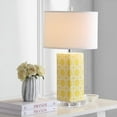 thumbnail image 3 of Safavieh 27 in. H Quatrefoil H Ceramic Geometric Table Lamp, 3 of 6