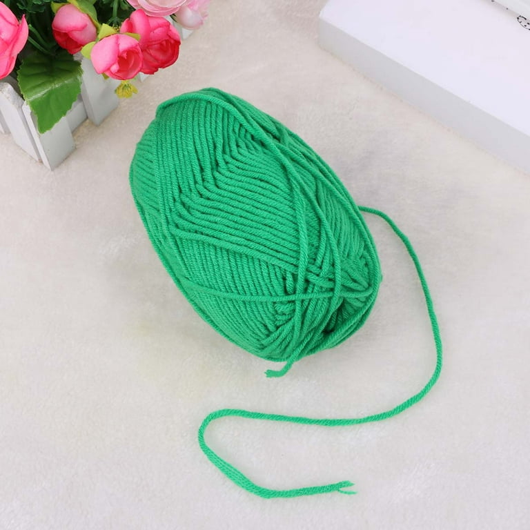 OUNONA 50g Milk Cotton Yarn Cotton Chunky Hand-woven Crochet