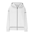 thumbnail image 3 of Timegard Oversized Sweatshirt for Women Thumb Hole Side Split Pullover Fall Loose Long Sleeve Tops, 3 of 8
