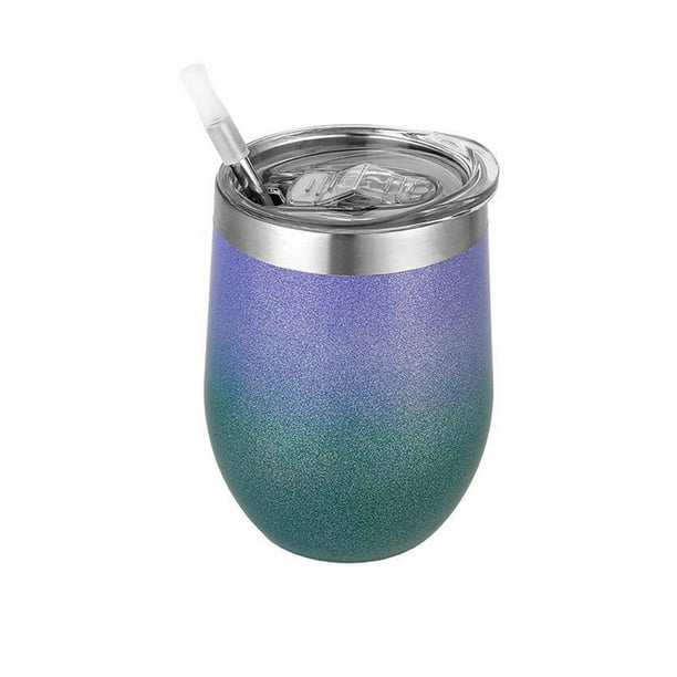 Matsuzay Taza térmica al vacío, soporte para beber de estilo Simple, 350ml, acero inoxidable, agua, leche, café, tazas aisladas, contenedores para Cocina y Comedor Verde púrpura Matsuzay HA073689-12B