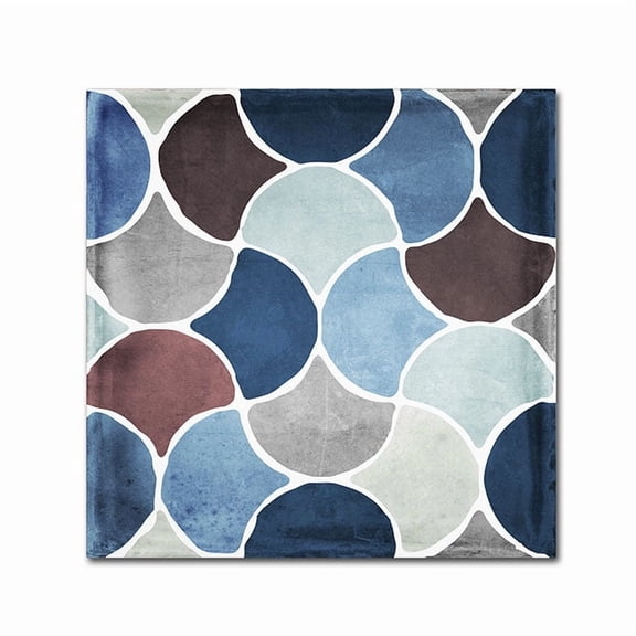 Trademark Fine Art "Moroccan Blues II" Canvas Art by Color Bakery