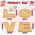 thumbnail image 2 of GFHFHITJ LOVE Charcuterie Board Letters with Dipping Saucers, 2 of 8