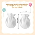 thumbnail image 2 of Newborn Mittens No Scratch Mittens Baby Mittens Cotton Hand Mittens Infant Mittens Gloves for Baby Girls Boys, 2 of 5