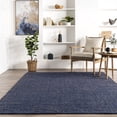 thumbnail image 2 of nuLOOM Responsibly Handcrafted Jute Blend Farmhouse Area Rug, 7' 6" x 9' 6", Blue, Handmade, 2 of 9
