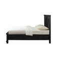 thumbnail image 2 of Benjara Liu Full Storage Bed, Crossed Panel Headboard, Dark Gray Wood, 2 Drawers, 2 of 5