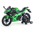 thumbnail image 1 of 1:12 Kawasaki Ninja 400 Alliage Modèle de Moto Sport Moulé sous Pression Course de Rue Simulation Jouet Lumineux pour Enfants Garçon Rapide et Dangereux, 1 of 5