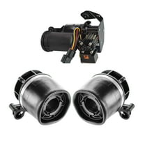 TRQ 3pc Air Suspension Kit Rear Springs & Compressor for Expedition Navigator PAA88152