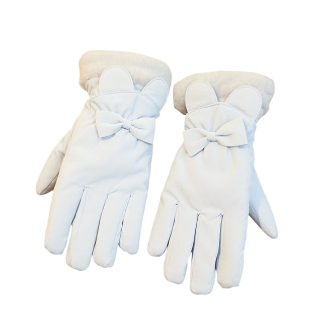Light Blue Womens Touchscreen Ski Gloves For Winter Outdoor Sports Thermal Lining Cold Proof Water Resistant And Smartphone Compatible