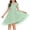 Green, variant on CYRBOKO Girls Dresses, Casual Summer A-line Holiday Kids Dresses Army Green Size 15-16 T