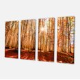 thumbnail image 2 of Bright Sun over Thick Fall Forest - Modern Forest Canvas Art, 2 of 3