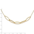 thumbnail image 2 of 21mm 14k Solid Yellow Gold Polished Fancy Link With 1in. Extension Necklace 16.5 Inch Pendant Necklace for Women, 2 of 2