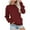 01 Red, variant on Fewfanhot Women's Clothing Casual Long Sleeve Sweatshirt Crew Neck Cute Pullover Relaxed Fit Tops