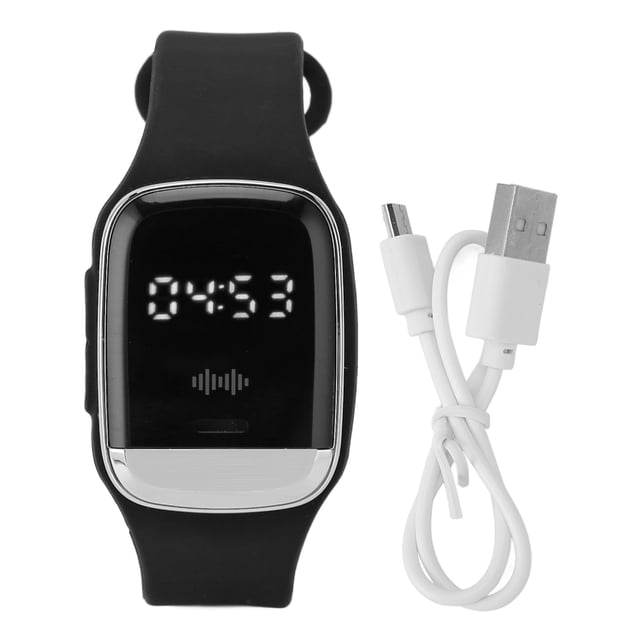 Reloj pulsera repelente de ultrasonidos Jadeshay Correa de Reloj repelente al aire libre recargable por USB
