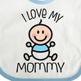 thumbnail image 4 of Inktastic I Love My Mommy Baby Boy Boys Baby Bib, 4 of 4