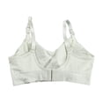 thumbnail image 2 of MOJOGO Women's Maternity Bra Open Front Breastfeeding Nursing Bras Ribbed Comfort Sleep Bra with Support L, 2 of 5