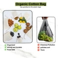 thumbnail image 7 of CustomBagSupplies Unisex Reusable Eco Bags Cotton Drawstring Bags, Natural, 25-Pieces, 7 of 7