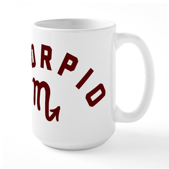 CafePress - Scorpio - 15 oz Ceramic Large White Novelty Mug