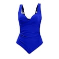 thumbnail image 5 of MSJUHEG Hollow Monokini Swimwear,Halter Swimwear,High Waist Bathing Suit,Shapewear Swimsuits for Women,One Piece Bathing Suit for Women,Monokini,Swimsuits for Women 2025 Blue M, 5 of 5