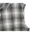 thumbnail image 4 of NUTEXROL Mens Sleeveless Fannel Shirt Casual Cotton Plaid Vest Hoodies, 4 of 6