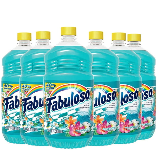 Fabuloso All Purpose Cleaner, Ocean Paradise, Bathroom Cleaner, Toilet Cleaner, Floor Cleaner