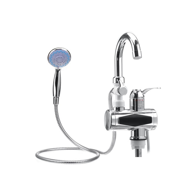 Stainless Steel Water Heater,Faucet Electric Tap With Shower Head,3S Fast Heating Instant Hot Water For Kitchen ,Built To Last