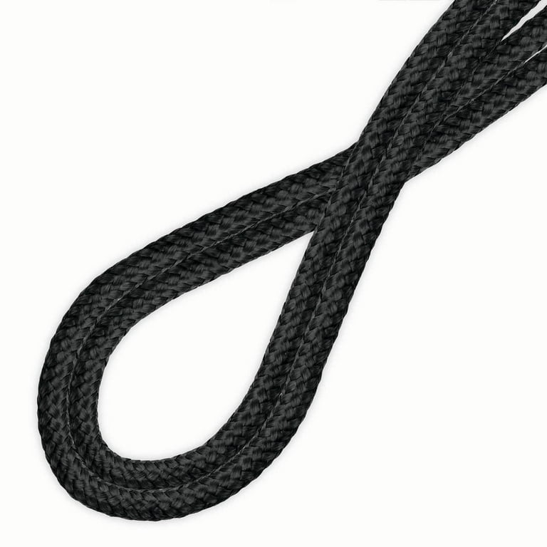 Hyper Tough Polypropylene Utility Rope 3/8 inch x 50 feet Black