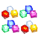 thumbnail image 1 of 12 cubos de hielo luminosos, LED sensibles al tacto, intermitentes, flash colorido, 1 of 5