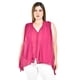 thumbnail image 1 of Blusa sin manga estilo chaleco Roman Fashion / Tallas Extras, 4053 (Magenta) fucsia oscuro 40, 1 of 5