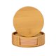 thumbnail image 1 of Cuero De Pu De Mármol, Posavasos Cuadrado Redondo Para Taza, Posavasos De Bebida De Café De Moda Suave Para Sala De Estar Y Comedor sonducket HA045473-02, 1 of 6