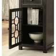 thumbnail image 4 of Furniture of America Jennifer I Wood 1-Drawer Side Table in Antique Black, 4 of 5