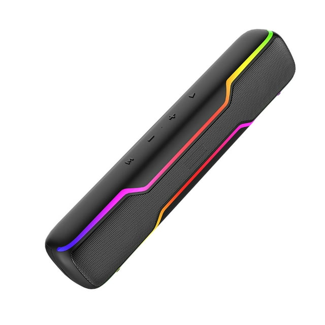 Altavoces Bluetooth Wireless Desktop Wireless Rgb Light Bar Altavoz Pequeño, Altavoz Bluetooth Al Aire Libre Altavoces Bluetooth Al Aire Libre