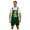 Green, variant on Men's Overalls Bib Shorts with Pocket Front Dinosaur Printed Adjustable Straps One Piece Rompers Navy Blue S
