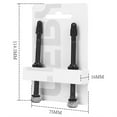 thumbnail image 2 of Mosiee 2Pcs Bike Tubeless Tires Valve Stem Aluminum Alloy For Presta Valve 80Mm, 2 of 7