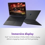 Alienware 15.3 WUXGA 165Hz Gaming Laptop, AMD Ryzen 5 220, NVIDIA GeForce RTX 4050 GDDR6, 16GB DDR5, 512GB SSD, Black, DA15265
