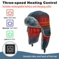 thumbnail image 3 of Sombrero Heated Trapper MZQLN, eléctrico, invierno, azul marino, unisex, 3 of 8