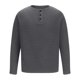 thumbnail image 3 of Blusas y camisas de manga larga con cuello en V para hombre, jersey de color liso con cuello en V, blusa holgada de manga larga para hombre, 3 of 6