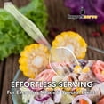 thumbnail image 4 of Impresserve 8.7" Disposable Plastic Clear Serving Forks - 12 Count, 4 of 10